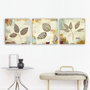 Wallity P3134 Conjunto de 3 Pinturas Decorativas en Lienzo Multicolor
